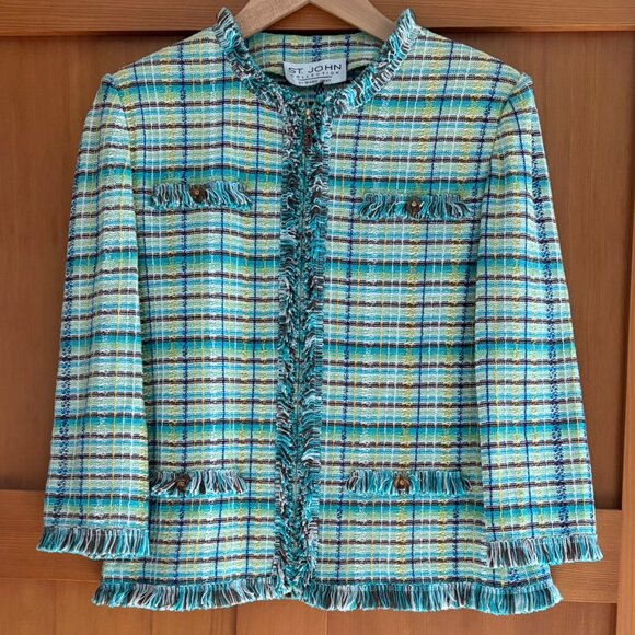 Vintage St John Collection Sweater Jacket - Picture 1 of 6